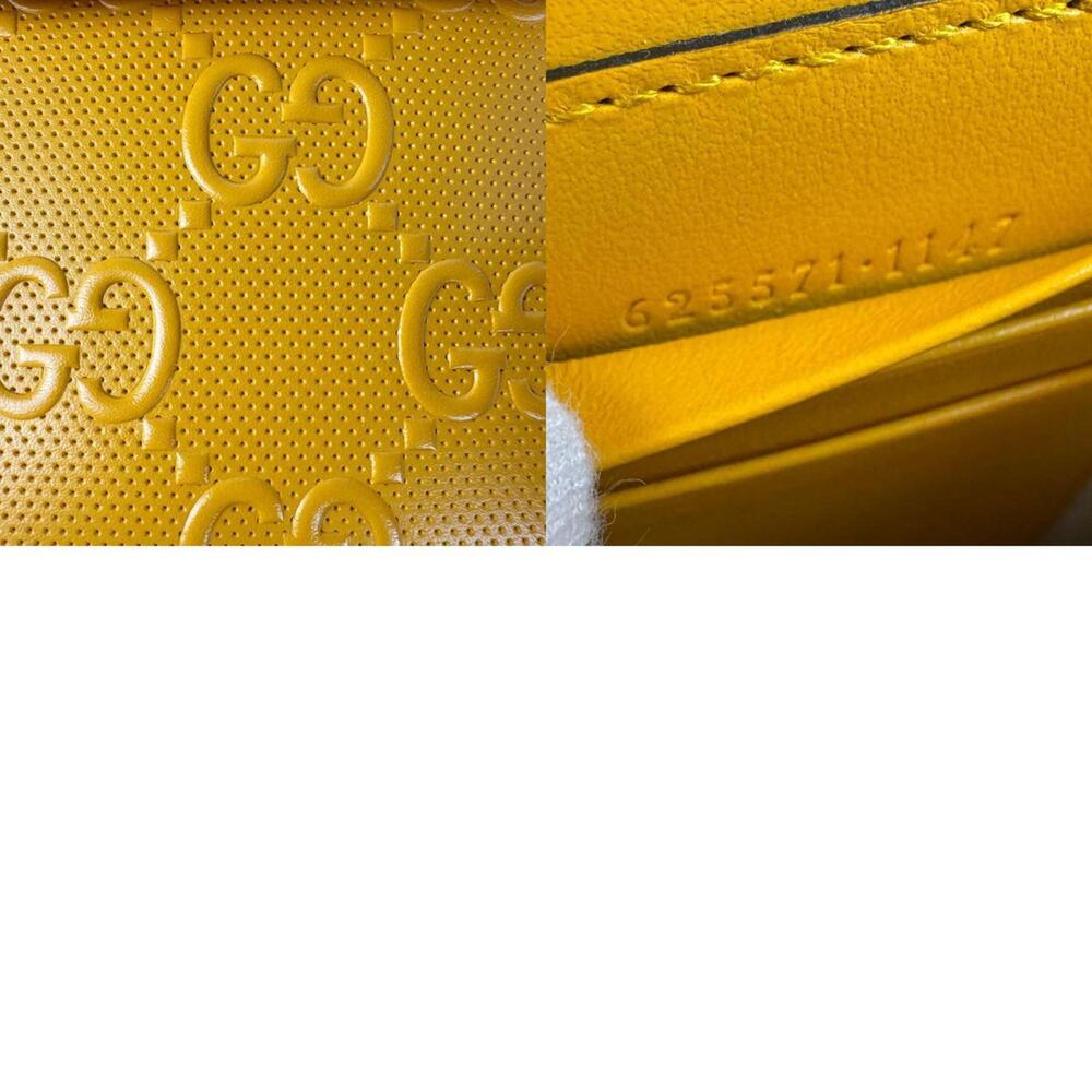 GUCCI Yellow Leather Shoulder Bag - Picture 5 of 5